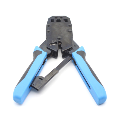 RJ-45 RJ-12 RJ-11 8P8C 6P6C 4P4C Cable Cutter With Stripper Made Of Medium Steel Material