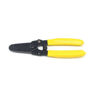 Industrial Grade Electric Wire Stripper Black Oxide 20-30 AWG 0.80-0.25 mm Yellow Handle