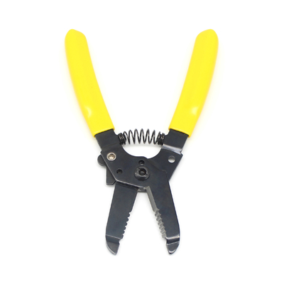Industrial Grade Electric Wire Stripper Black Oxide 20-30 AWG 0.80-0.25 mm Yellow Handle