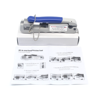 Adjustable Coaxial Crimper for FRS Series 6 59 DRS Series 59 IEC Connectors All-in-one