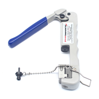 Adjustable Coaxial Crimper for FRS Series 6 59 DRS Series 59 IEC Connectors All-in-one