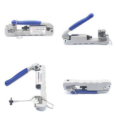 Adjustable Coaxial Crimper for FRS Series 6 59 DRS Series 59 IEC Connectors All-in-one