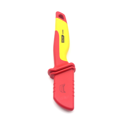 Say Goodbye to Tedious Stripping with the Red/Yellow Multi-function Electrical Knife