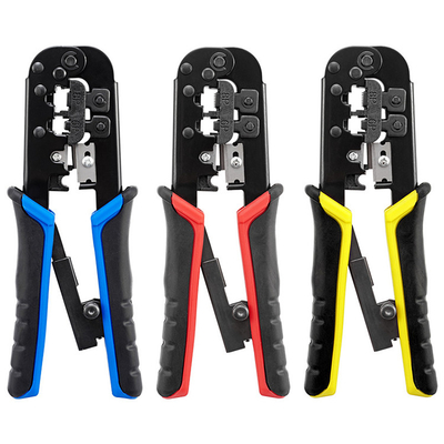 Steel Handle Multi-connector Module Plug Crimping Tool for Imperial Measurement System