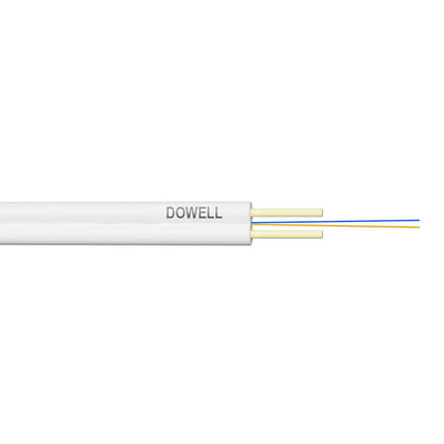 LSZH Outer Protection GJXFH FTTH Drop Cable with Parallel Metal Reinforcements