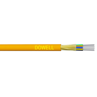 2-24 cores Tight Buffer Fiber Bundle Cable With PVC LSZH Jacket And Aramid Yarns