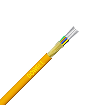 2-24 cores Tight Buffer Fiber Bundle Cable With PVC LSZH Jacket And Aramid Yarns