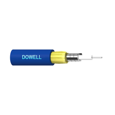 Simplex FTTH Optical Fiber Cable 1 Core Indoor With PVC LSZH Sheath