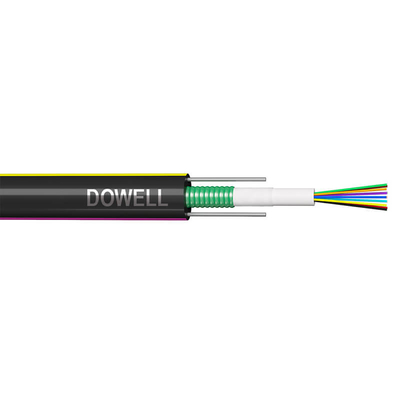 Polyethylene Fiber Optic Cable PE Light Armored 48 Core GYXTW Singlemode