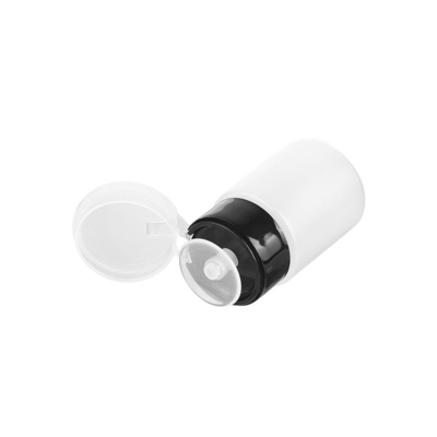 Push-type 60ML Fiber Optic Mini Alcohol Bottle Plastic Leak Proof