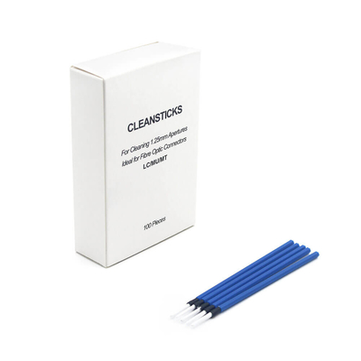 One-Time Bule Fiber Optic Clean Stick For LC Connector 1.25mm Diameter