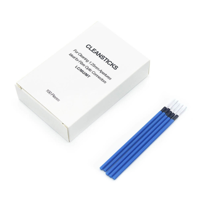 One-Time Bule Fiber Optic Clean Stick For LC Connector 1.25mm Diameter