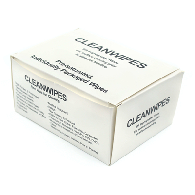 Pre Saturated Fiber Optic Cleaning Kit IPA Fiber Optic Cleaning Wipes 50 Wipes