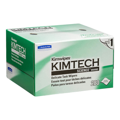 280pcs Fiber Optic Cleaner White Paper Wipes Soft Non Abrasive