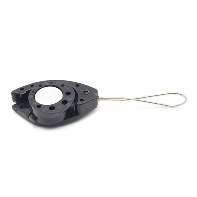 FTTX Self Adjustable Fiber Drop Wire Clamp For Flat Round Drop Cable