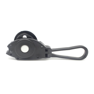 FTTH Flat Aerial Fish Type Drop Cable Clamp Tension Wire Clip Plastic Nylon
