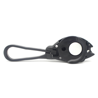 FTTH Flat Aerial Fish Type Drop Cable Clamp Tension Wire Clip Plastic Nylon