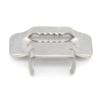 Silver 201 304 Stainless Steel Strap Buckle With High Tensile Strength