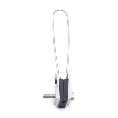 Aluminum Alloy ADSS Anchor Clamp Self Adjusting For 4 Cores Overhead Aerial Cable