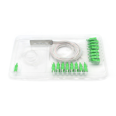 1x32 Mini Plc Splitter Module With 0.5m 1m 1.5m Length