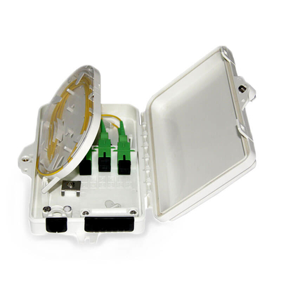 FTTH 6 Ports Drop Cable Fiber Optic Distribution Box Waterproof Dust-proof