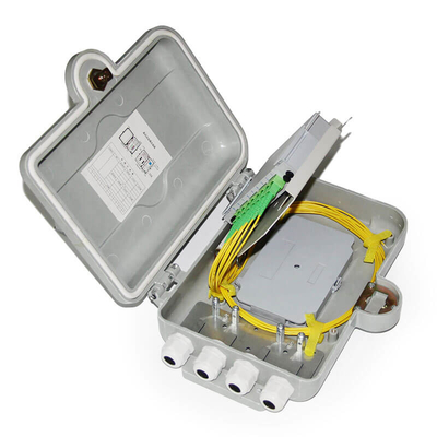 Outdoor PC ABS Case Fiber Optic Splitter Distribution box 8 Cores
