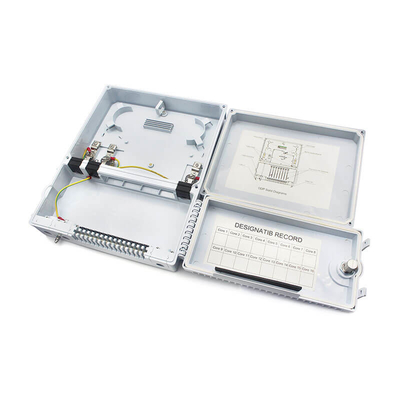16 Ports White ABS PC Fiber Optic Distribution Unit For Broadband Access