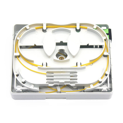 White Indoor Fiber Wall Socket Outlet Optical Cable Wall Socket