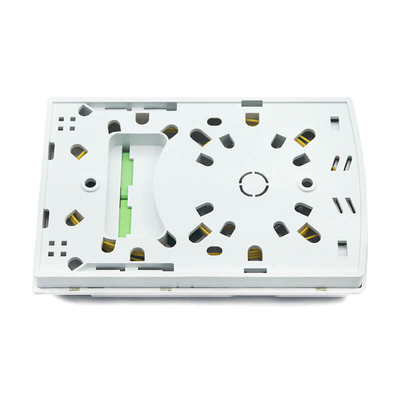 2 Ports FTTH Wall Box Indoor Optical Outlet With SC Simplex LC Duplex Adapters