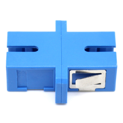 FTTH Waterproof Fiber Optic Connector SC UPC Simplex Adapter With Flange