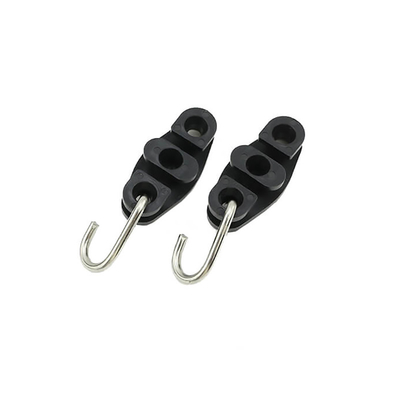 Outdoor Insulated Drop Wire Anchor Clamp ABS And Galvanised Steel