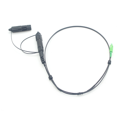 2 In 1 SC APC Fast Connector FTTH Drop Patch Cable IP68 protection