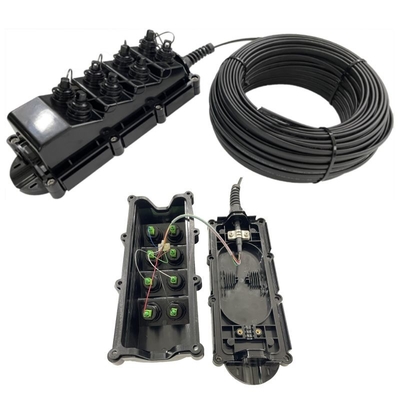 Outdoor FTTA MST Multi Service Terminal Closure 8 Port Waterproof Box