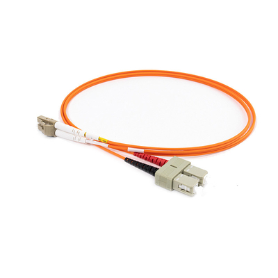 FTTH Duplex FC APC to FC UPC SM Fiber Optic Patch Cord for and 1000 Connection Times