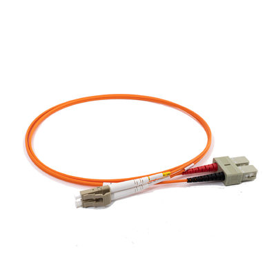 FTTH Duplex FC APC to FC UPC SM Fiber Optic Patch Cord for and 1000 Connection Times