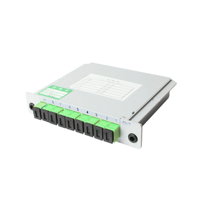 1*8 1*16 1*32 1*64 G657A Cassette Box PLC Fiber Optical Splitters SC APC/UPC