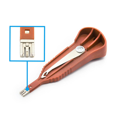 Industrial Red R&M Insertion Tool for FTTN Roll-out 0.8mm Wire