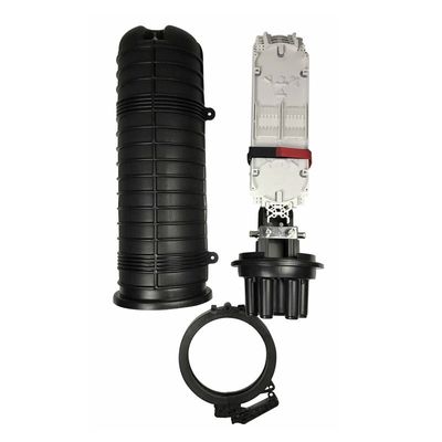 96FO Capacity Fiber Optic Splice Closure with 4+1 Ports for Outdoor Application