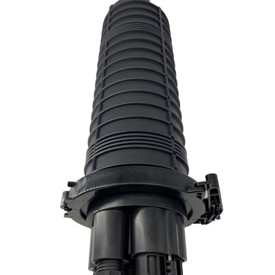 2 In 4 Out Ports FTTH Splice Enclosure Vertical Box with 144F Capacity and 6 Pcs of 24 Core Splice Tray