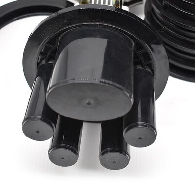 1 In 4 Out Ports Vertical Type Fiber Optic Splice Closure IP67/IP68 Rated for 24/48/72/96 Cores