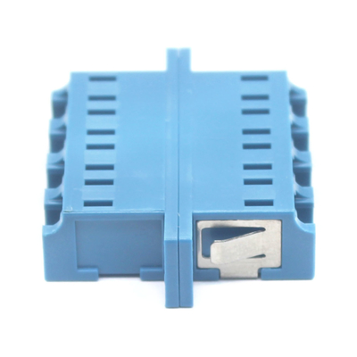 LC/UPC to LC/UPC Quad Singlemode Plastic Fiber Optic Adapter Plate Clip for 4G Network