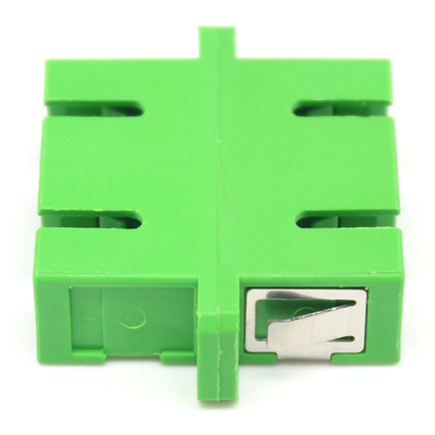 CATV System Multimode Duplex Mini Sc Apc Fiber Optic Adapter With Flange