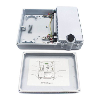 16 Ports White ABS PC Fiber Optic Distribution Unit For Broadband Access