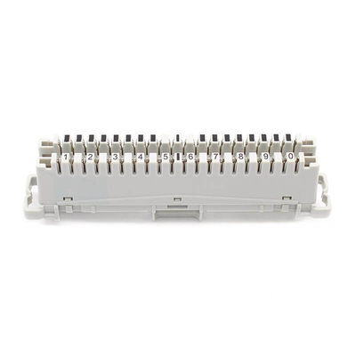 Phosphor Bronze 10 Pair Krone Module ABS 0.5um 1.25um 5um Silver Plating