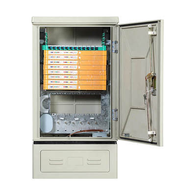 96 Core SMC Fiber Optic Cross Connect Cabinet IP55 Grey